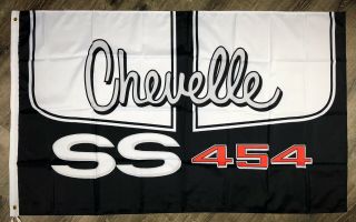 Chevelle Ss Sport 454 Flag 3x5ft Banner Big Block Chevy Chevrolet Man - Cave