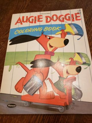 Vintage Augie Doggie Coloring Book Hanna Barbera 1960 Edition