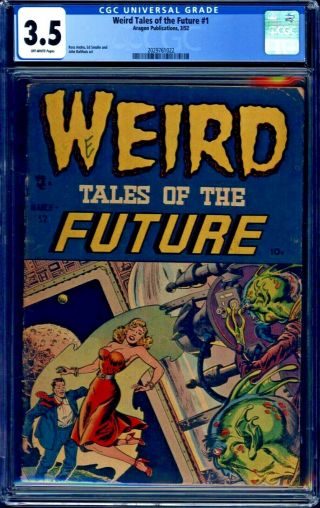 Weird Tales Of The Future 1 Cgc 3.  5