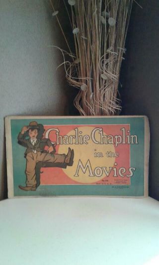 Charlie Chaplin In The Movies No.  316 1917 Paint/color Book M.  A.  Donohue & Co