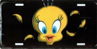 Solid Aluminum Tweety Bird Auto Tag License Plate