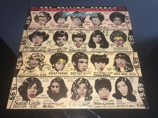 THE ROLLING STONES SOME GIRLS RARE UNCENSORED FACES 1978 UNPLAYED STUNNING 2