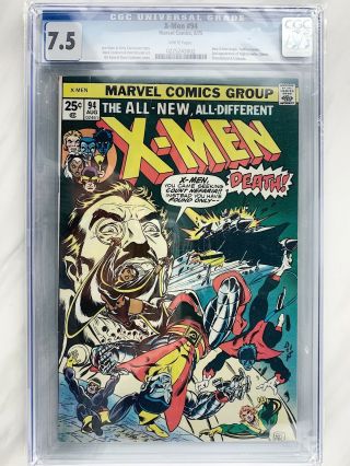 The X - Men 94 (aug 1975,  Marvel) Cgc 7.  5