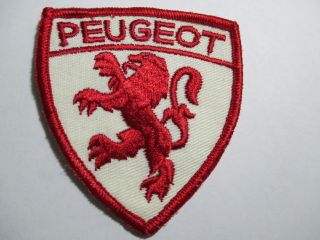 Peugeot Patch Vintage,  Nos Rare 2 7/8 X 3 1/8 Inches