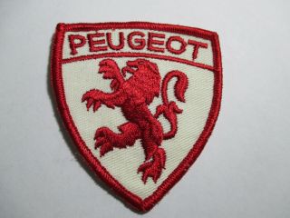 Peugeot Patch Vintage,  NOS RARE 2 7/8 x 3 1/8 inches 3