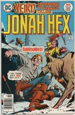 Weird Western Tales No.  38 Jan - Feb 1977 8.  0 Vf Dc Jonah Hex