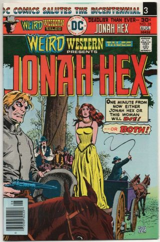 Weird Western Tales No.  35 July - Aug 1976 8.  0 Vf Dc Jonah Hex