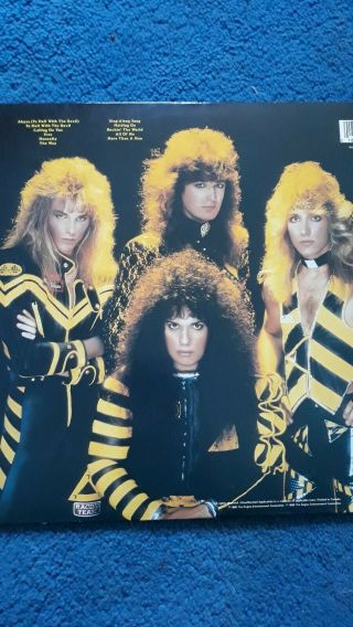 Stryper To Hell With The Devil Lp 1986 Enigma VG,  VG,  1st Edition 2