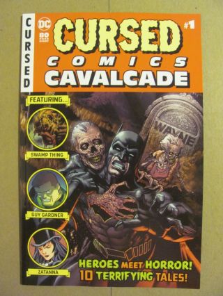 Cursed Comics Cavalcade 1 Dc 2018 One Shot Batman Swamp Thing 1st Print 9.  6 Nm,