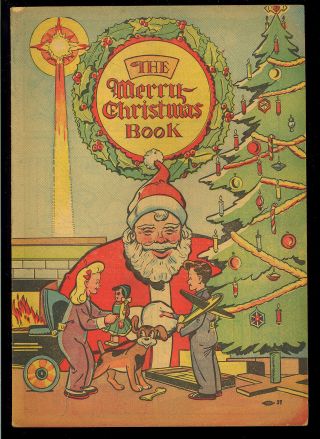 Merry Christmas Book Nn Not In Guide Sears Giveaway Comic 1950’s Gd,
