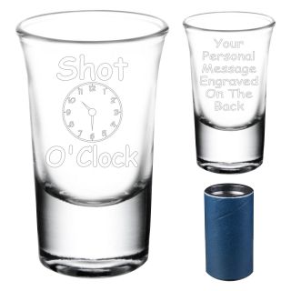 Personalised Shot Glass 18th 21st 30th Birthday - Stag/hen Party Engraved Gift