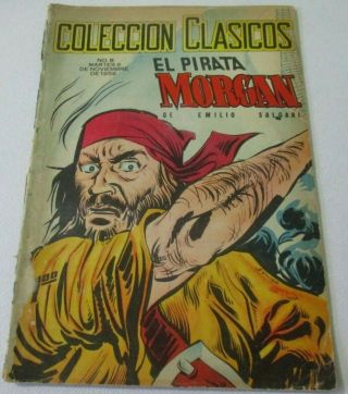 1956 Clasicos Comic Mexican Henry Morgan Pirate Classics Emilio Salgari Pirata