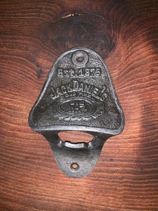 Cast Iron Bottle Opener/wall Mounted/heavy/vintage Style/rustic/jack Daniels