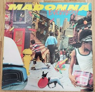 Madonna Mega Rare Everybody Usa 12 " Vinyl Single (maxi) Play No Jumps