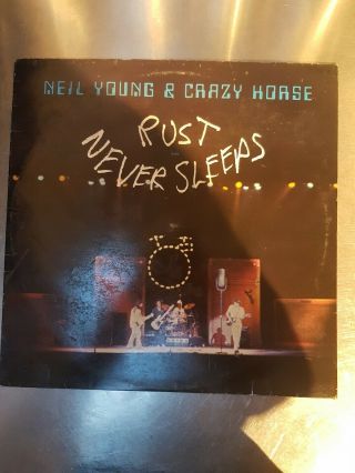 Neil Young - Rust Never Sleeps Vinyl Lp,  Inner Uk 1st Press