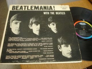 Deep Groove 1st Debut Record Beatlemania With The Beatles Capitol 6000 T6051 Cdn
