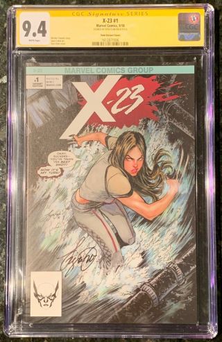 X - 23 1 Cgc Ss 9.  4 Signed Siya Oum Variant Sdcc Retailer Exclusive Rrp