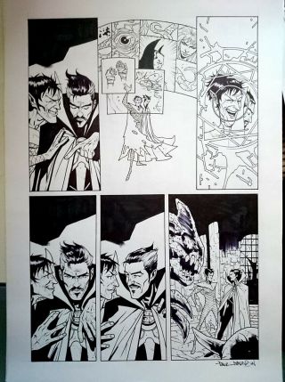 Dr.  Strange Page 7 Marvel Comics Art Paul Davidson