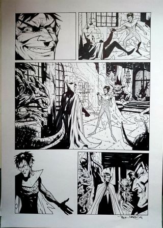 Dr.  Strange Page 5 Marvel Comics Art Paul Davidson