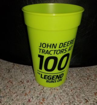 John Deere 100th Year Tractor Color Changing 16 Oz Cup