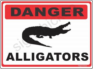 Danger,  Alligator Warning Sign,  Alligator,  Florida,  Gators,  Fence Sign,  Fl