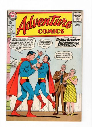 Adventure Comics No.  304 Superman And Superboy In About 7.  0 Fine,