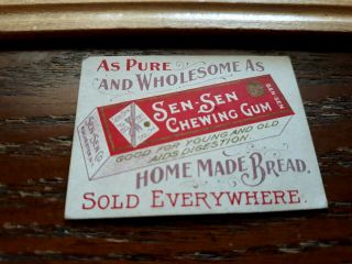 Vintage advertising trade card Sen - Sen Throat Breath Perfume Chewing Gum 3