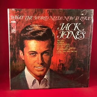 Jack Jones What The World Needs Now Is Love 1968 Vinyl Lp