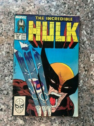 The Incredible Hulk Issue 340 (feb 1988,  Marvel)