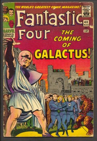 Fantastic Four 48 (1966) 1st Silver Surfer & Galactus Gd