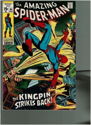 Spider - Man 84 Return Of The Kingpin F/vf