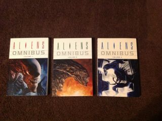 Aliens Omnibus Vol.  1,  2,  And 3 All 1st Printings Rare Oop