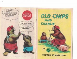 Old Chips & Charlie By Ed Dodd 1954 Coca Cola Comic Book