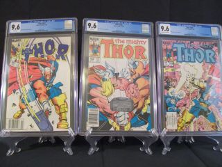 Thor 337 338 339 Marvel 1983 Cgc 9.  6 1st Beta Ray Bill Newsstand Hot S/h