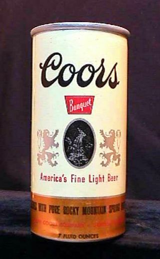 Coors Fine Light Beer - Early 1960 