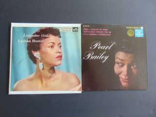 20 45 RPM EP RECORDS by 1950 ' s WOMEN - EARTHA KITT - BILLIE HOLIDAY 7