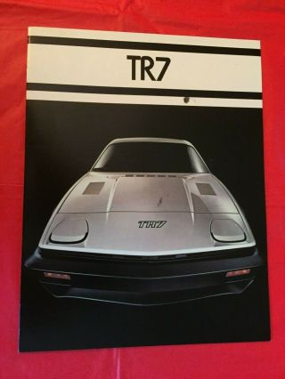 1977 Triumph " Tr7 " Car Dealer Sales Brochure