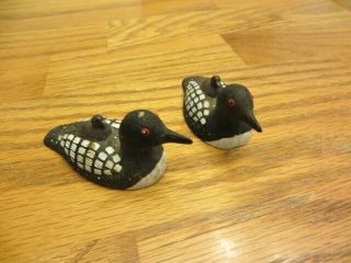 Mini Loons Jennings Decoy Co.  Hand Painted Signed