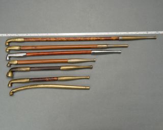 Long Size Kiseru Pipe Antique Japanese Smoking Tool For Samurai