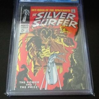 Silver Surfer 3 CGC 7.  5 White Pages First Mephisto 3