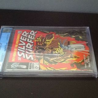 Silver Surfer 3 CGC 7.  5 White Pages First Mephisto 4