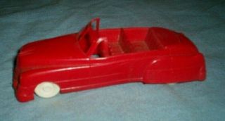 Vintage Lapin 5 1/2 Inch Long Red Cadillac Toy Plastic Model Car