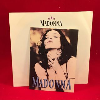 Madonna Like A Prayer 1989 Uk 7 " Vinyl Single,  Promo Card
