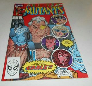 Mutants 87 Vol 1 Almost Perfect 1st Appearance Of Cable 9.  2