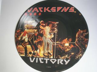 The Jacksons Victory Picture Disc Uk Lp 1984 Ex,  Michael Jackson