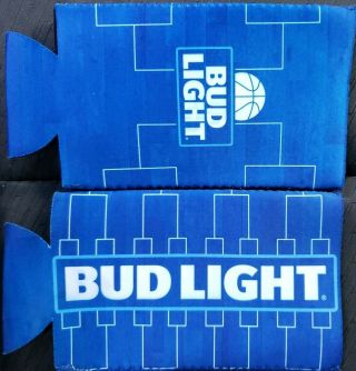 Bud Light Beer 24 Oz.  Koozie - Set Of 2 - Fits 25 Oz Extra Ounce Cans