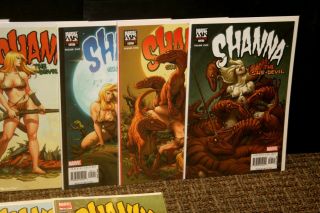 Marvel Comics Shanna The She Devil/ Survival of the fittest 1 - 7,  1 - 4 VVF/NM 4
