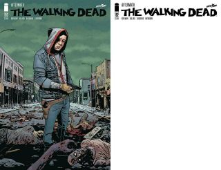 Walking Dead 192 A Cover & B Blank Variant Set Of 2 Key Issues Death Or Rick