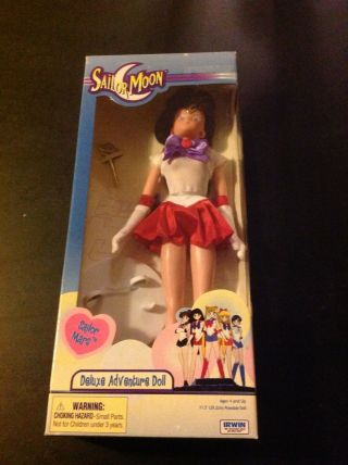 Sailor Moon Sailor Mars 11.  5 Irwin Deluxe Adventure Doll 2000