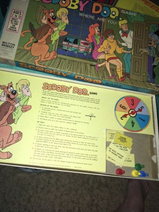1973 Scooby Doo Where Are You Milton Bradley Game